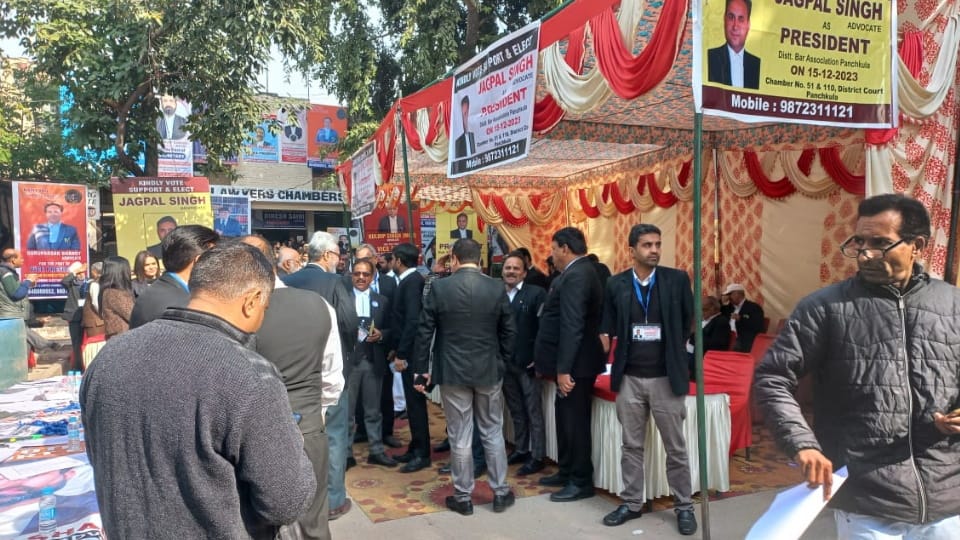 Voting for Panchkula District Bar Association elections today all update