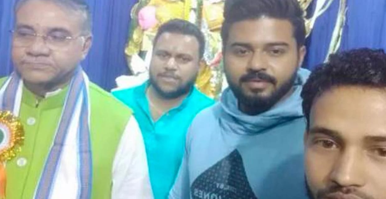 parliament security breach mastermind lalit jha photo with tmc leader bjp accused connection opposition