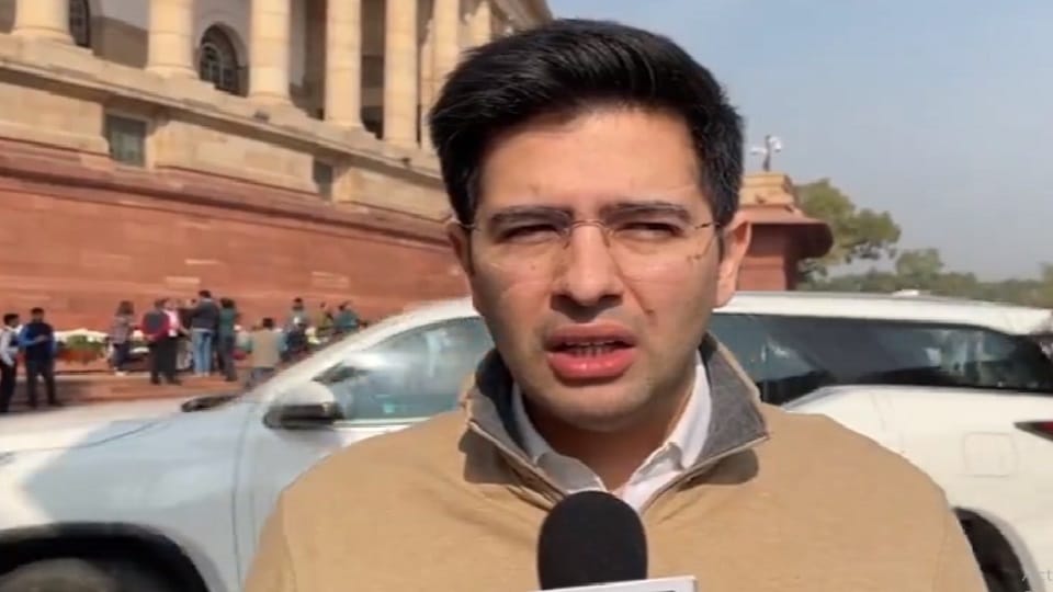 MP Raghav Chadha said Home Minister should answer in House about security lapse in Parliament