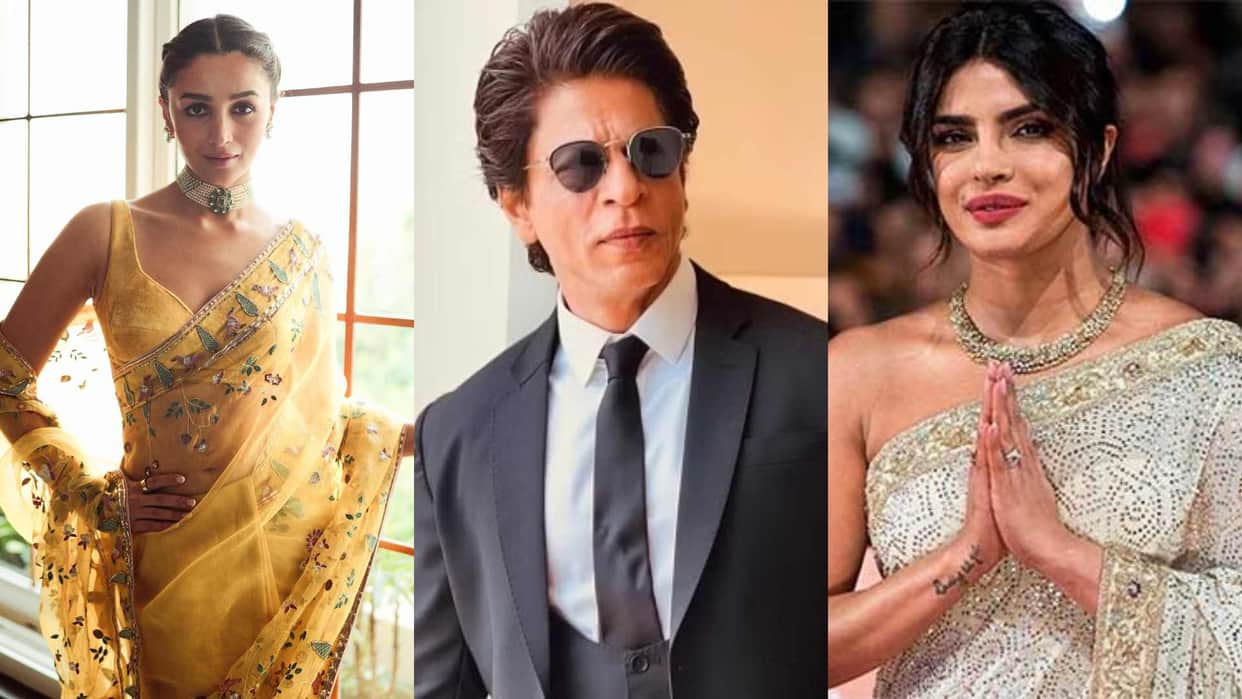 SRK at number one in UK Newspaper top 50 Asian celebrities Alia Bhatt Priyanka Chopra found this position