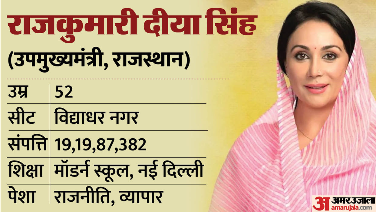 Deputy CM Diya Singh Oath: Rajasthan Deputy Chief Minister Diya Kumari is the owner of crores of rupees.