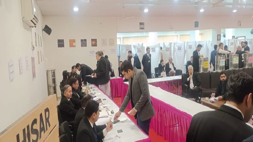 Voting start for bar elections in Haryana, 2346 lawyers will vote in Hisar, result will come by late evening