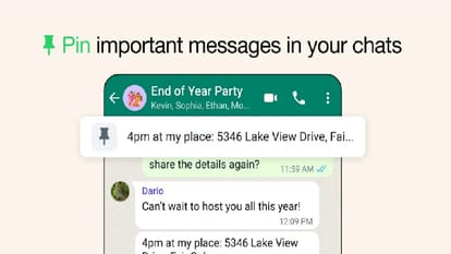 WhatsApp now allows users to pin messages in individual or group chat