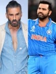 Suniel Shetty, Analysis of, Rohit Sharma, compares him, wi MS Dhoni