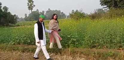 Lok Sabha Elections: Rohini Acharya reached her in-laws house with Minister Tej Pratap Yadav, gave statement