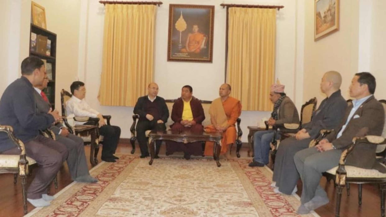 Chinese minister visits Lumbini urges Chinese tourists to bring Lumbini