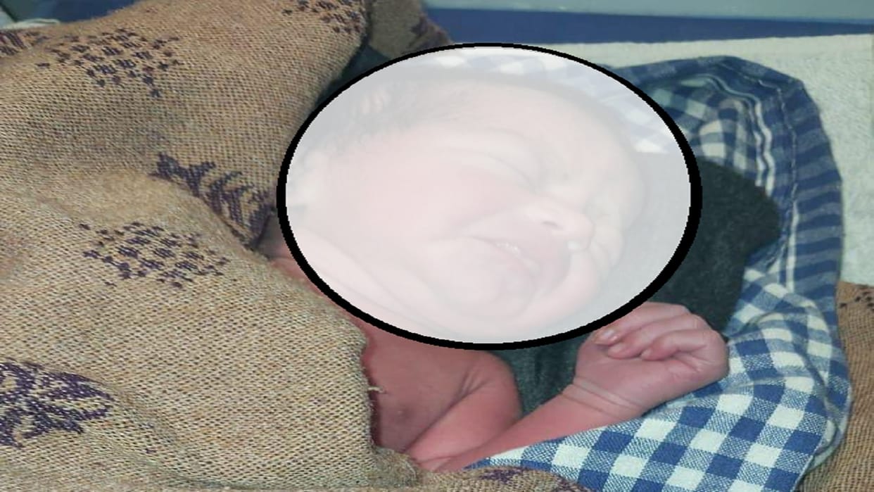 Newborn baby found thrown in the bush: Villagers arrived after hearing the child's crying