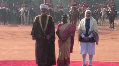 President Murmu and PM Modi receive Sultan Haitham Bin Tarik of Oman at Rashtrapati Bhavan, sultan news update