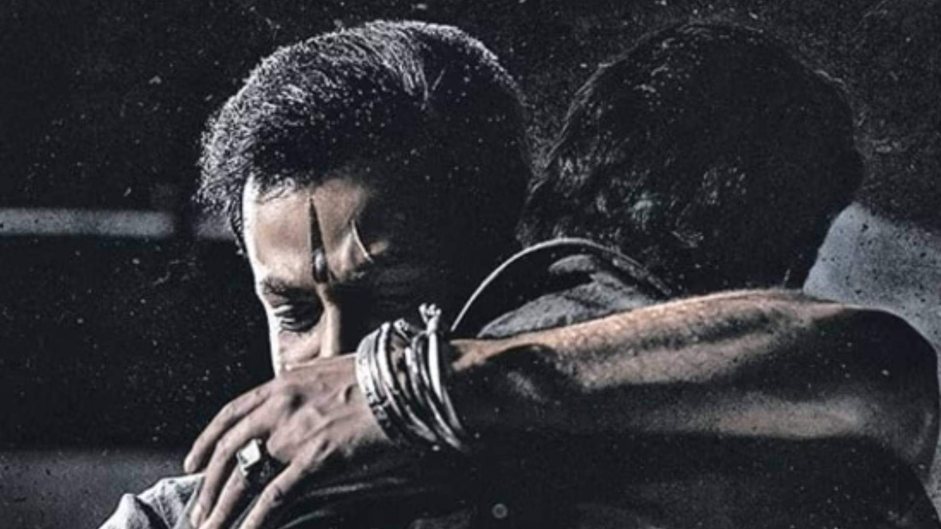 Salaar Part 1 CeaseFire Prabhas Prashanth Neel film 120 feet cut out installed in the Heartland of Mumbai city