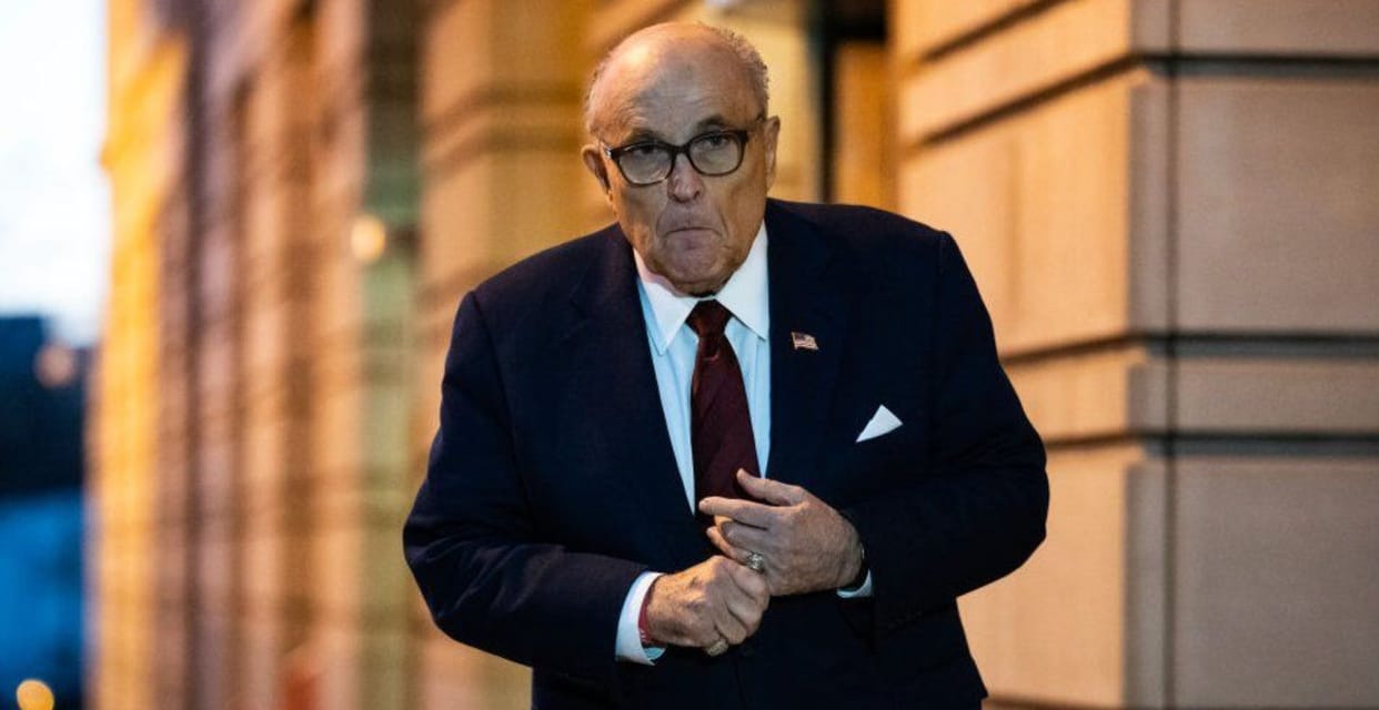 USA rudy giuliani files for bankruptcy after lost 148 million dollar defamation case