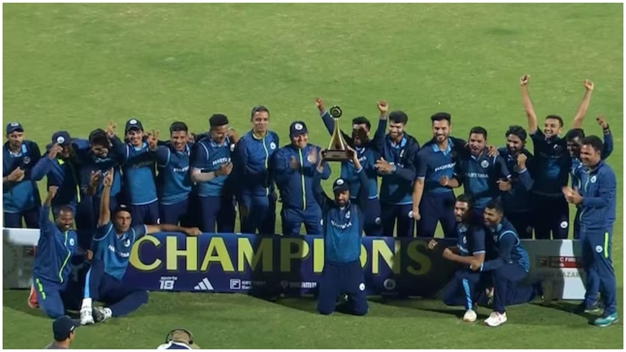 Haryana vs Rajasthan Final Match Live: Vijay Hazare Trophy Final Scorecard Ball by Ball Updates