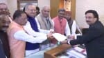 विधानसभा अध्यक्ष पद के लिए नामंकन दाखिल किया।