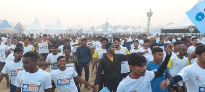 Bihar News : पटना मैराथन शुरू, केन्या और इथोपिया के धावकों के साथ दौड़ रहे 10 हजार लोग; ट्रैफिक रूट भी बदला Bihar News: Patna Marathon, people ran with runners from Kenya and Ethiopia; Anju Bobby George, Traffic Route