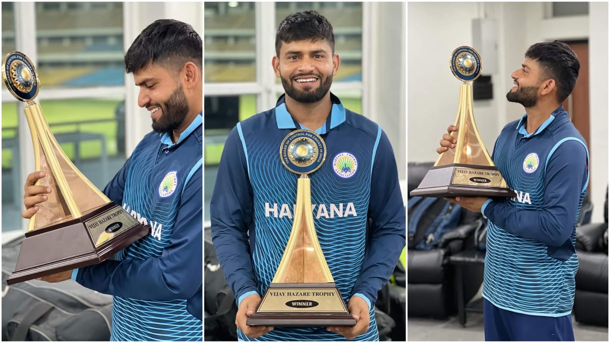 Haryana: Himanshu Rana of Sonipat shines in Vijay Hazare Trophy winning Haryana team