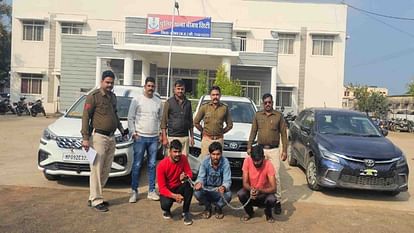 Three miscreants arrested including two luxury cars stolen from Neemuch showroom