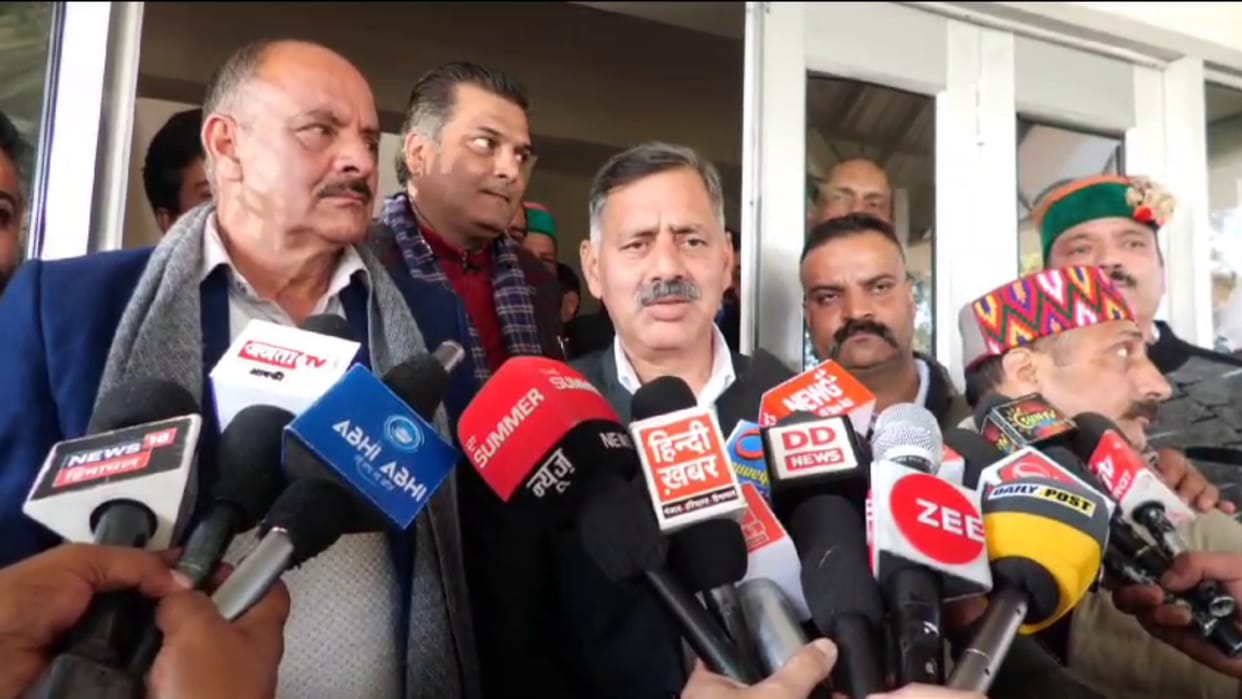Cabinet Minister Rajesh Dharmani hits out at JP Nadda