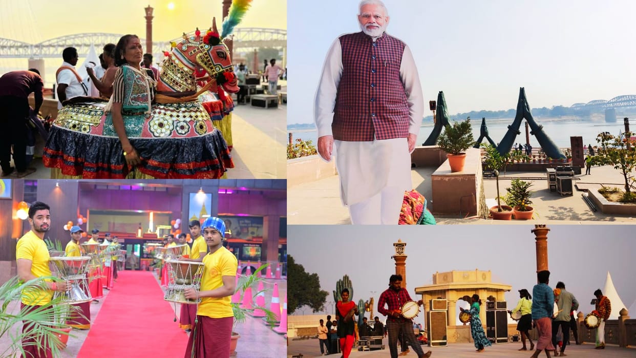 PM will sound election conch shell at public meeting in Varanasi today Will talk to the beneficiaries of Vikas