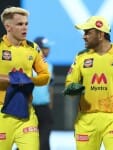 sam curran, ms dhoni