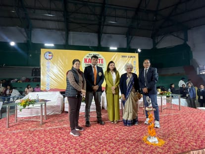 All India Open Karate Championship 2023 UP players won 42 gold medals in sub junior Competition