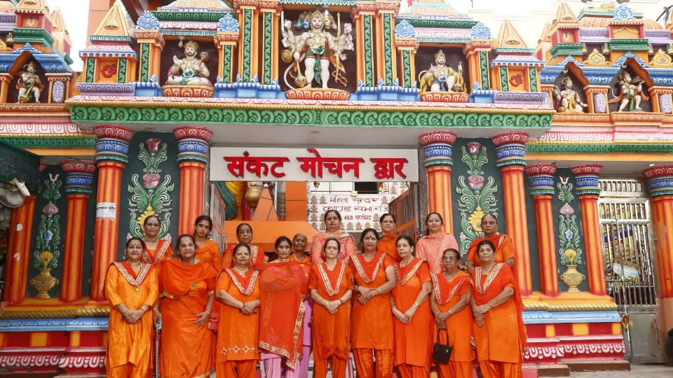 Members of Mahila Sunderkand Sabha take responsibility of Hanumant Dham located in Sector 40 B chandigarh