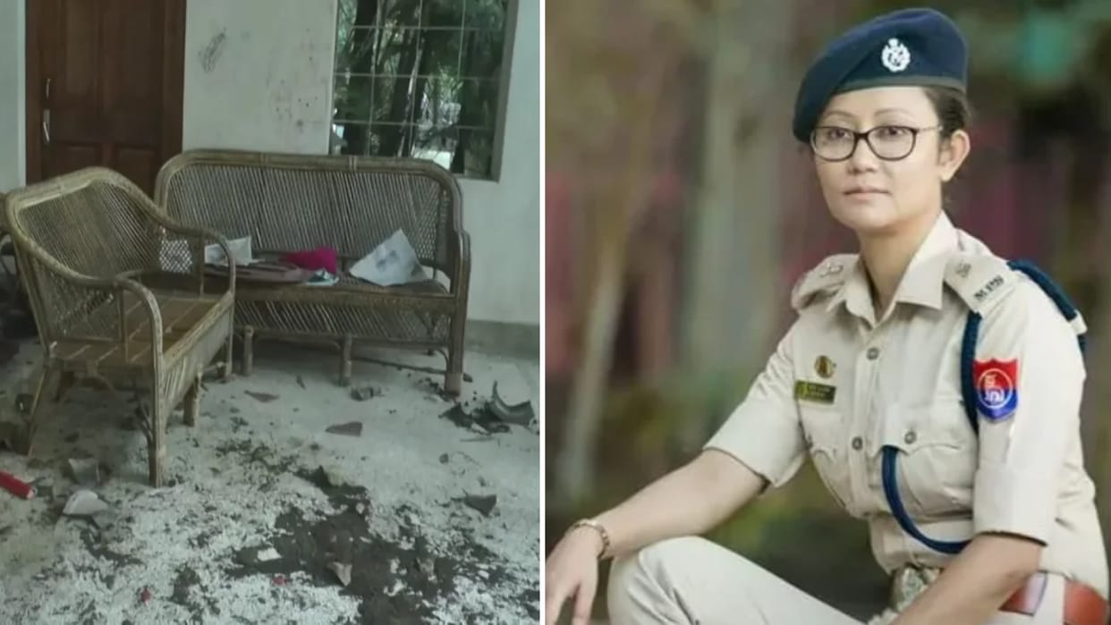 Manipur: Mob attacks ex-woman police officer's house for comments on ethnic strife