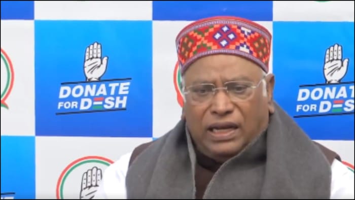 Donate For Desh Congress president mallikarjun kharge