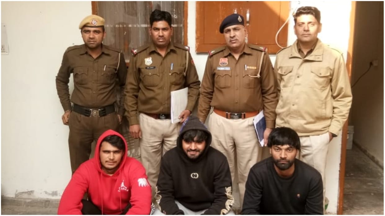 Three drunk youths broke the main gate of CDLU in a speeding jeep