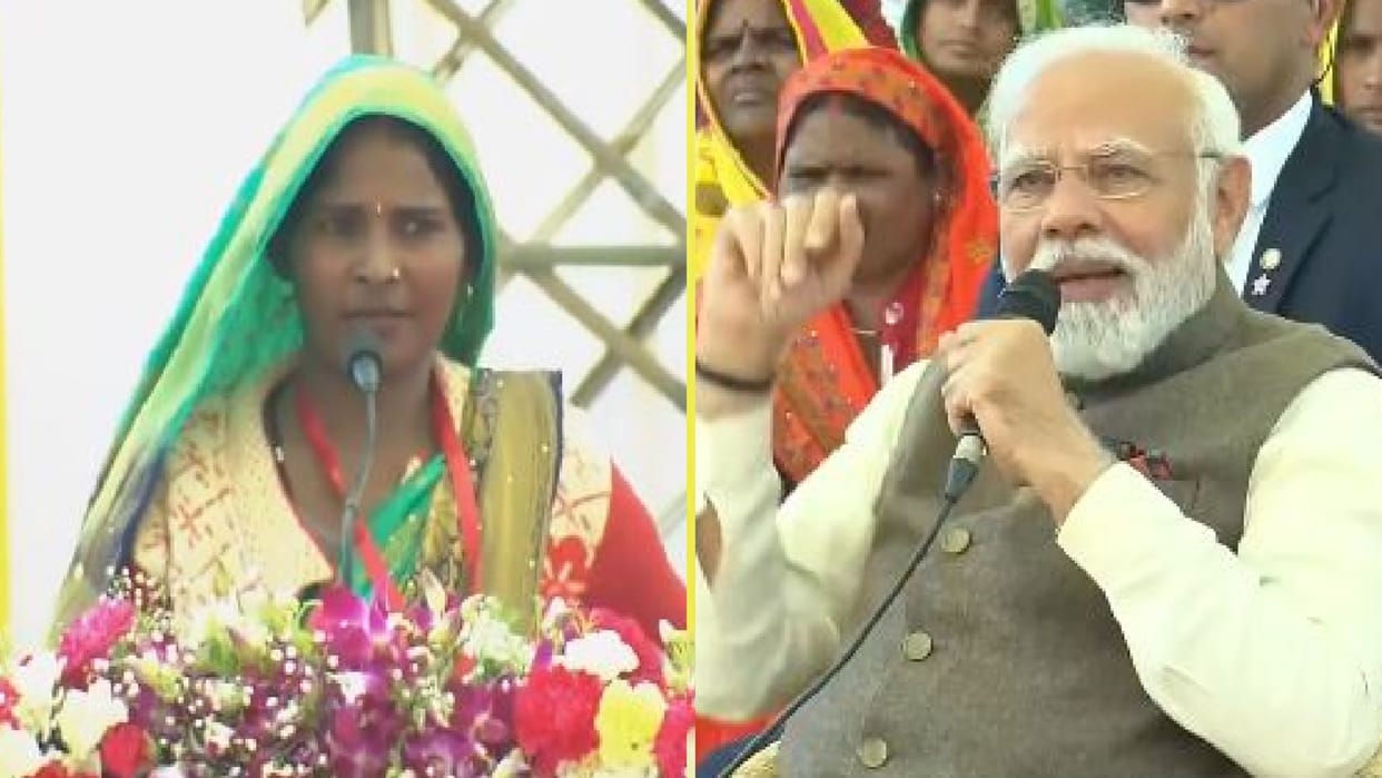 participates in Viksit Bharat Sankalp Yatra in Sewapuri offered this village woman to contest elections