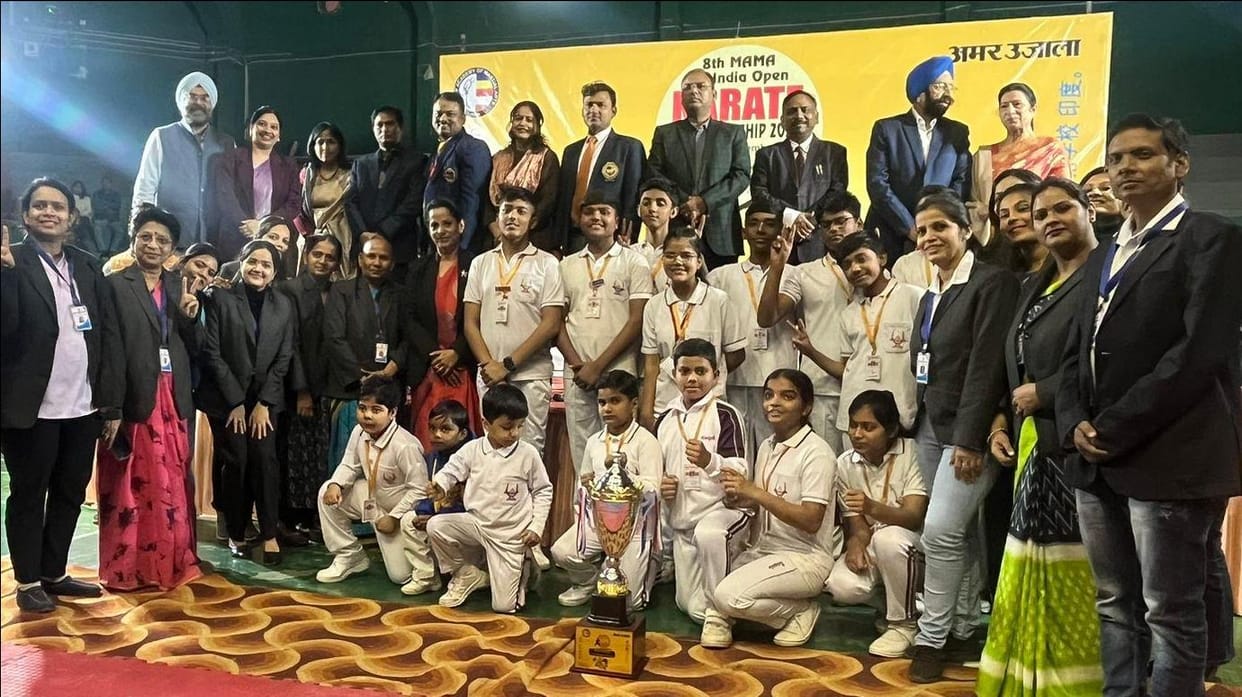 All India Karate Championship in Varanasi Mama UP in senior category and Unique Academy in junior category won