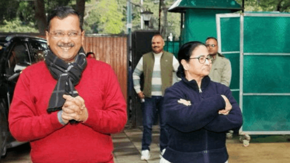 Delhi INDIA Meeting CM Kejriwal met Mamata Banerjee  before India Alliance meeting