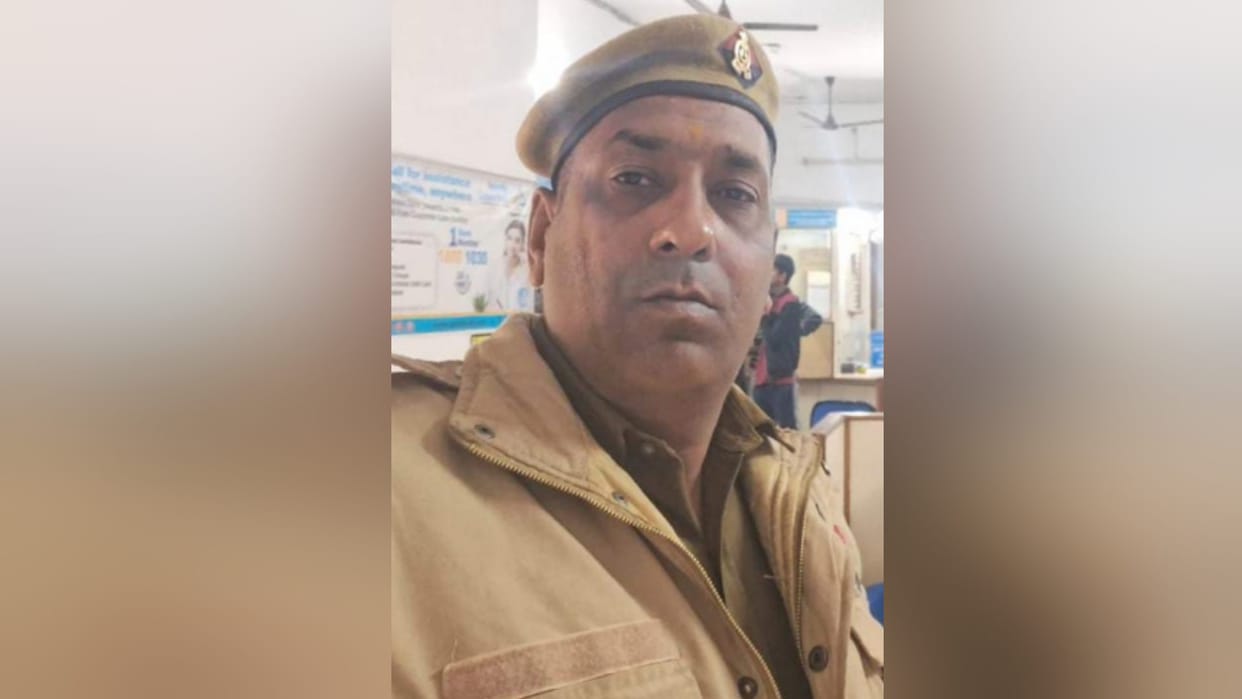 Head constable Narendra died of brain hemorrhage in Baghpat