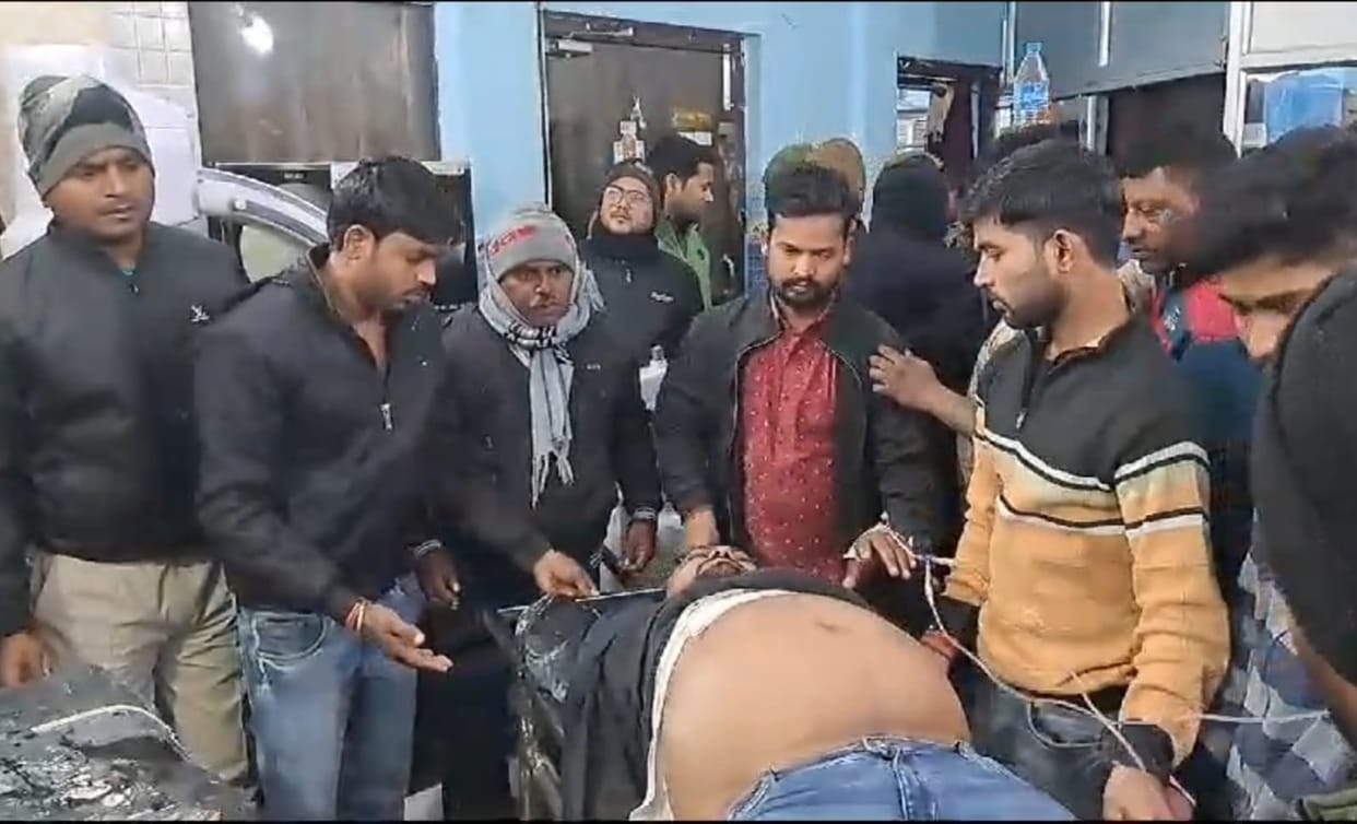 Bihar News: JDU city president shot, referred to Patna for better treatment; Jamui News, Crime News in Hindi