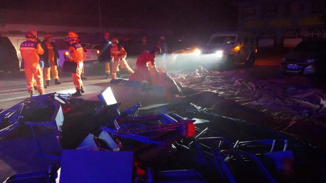 Earthquake in China with intensity of 6.2 on Richter Scale Several People Died China Earthquake update