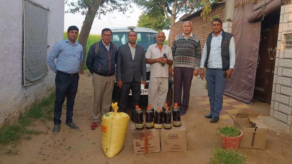 CM Flying Squad raid ration depot located in Nihalgarh village of Charkhi Dadri