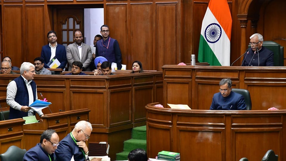 Delhi Assembly Session Officials remained on government's radar for the second day
