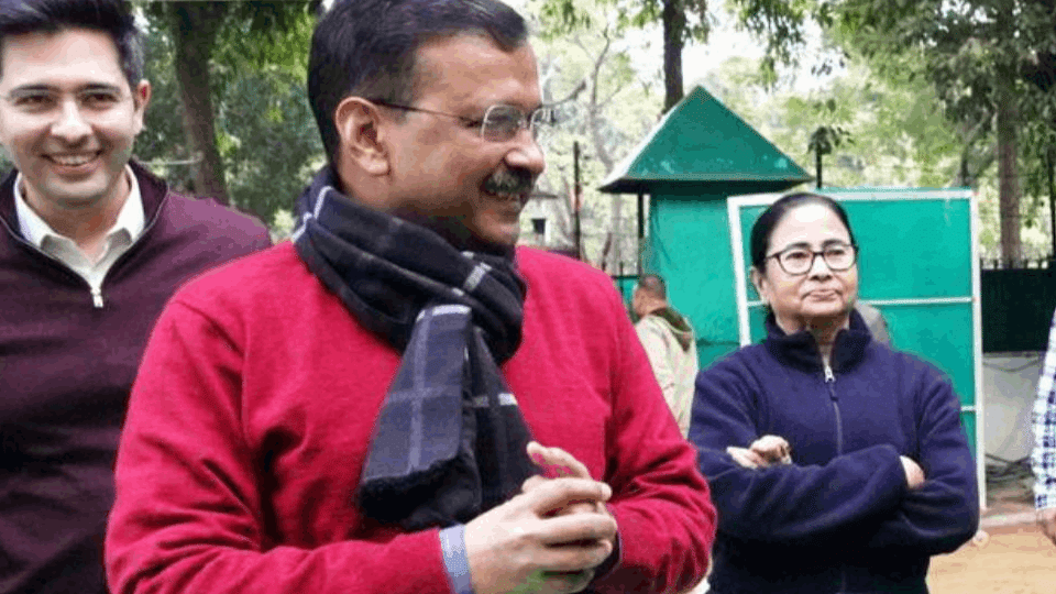 Delhi INDIA Meeting CM Kejriwal met Mamata Banerjee  before India Alliance meeting