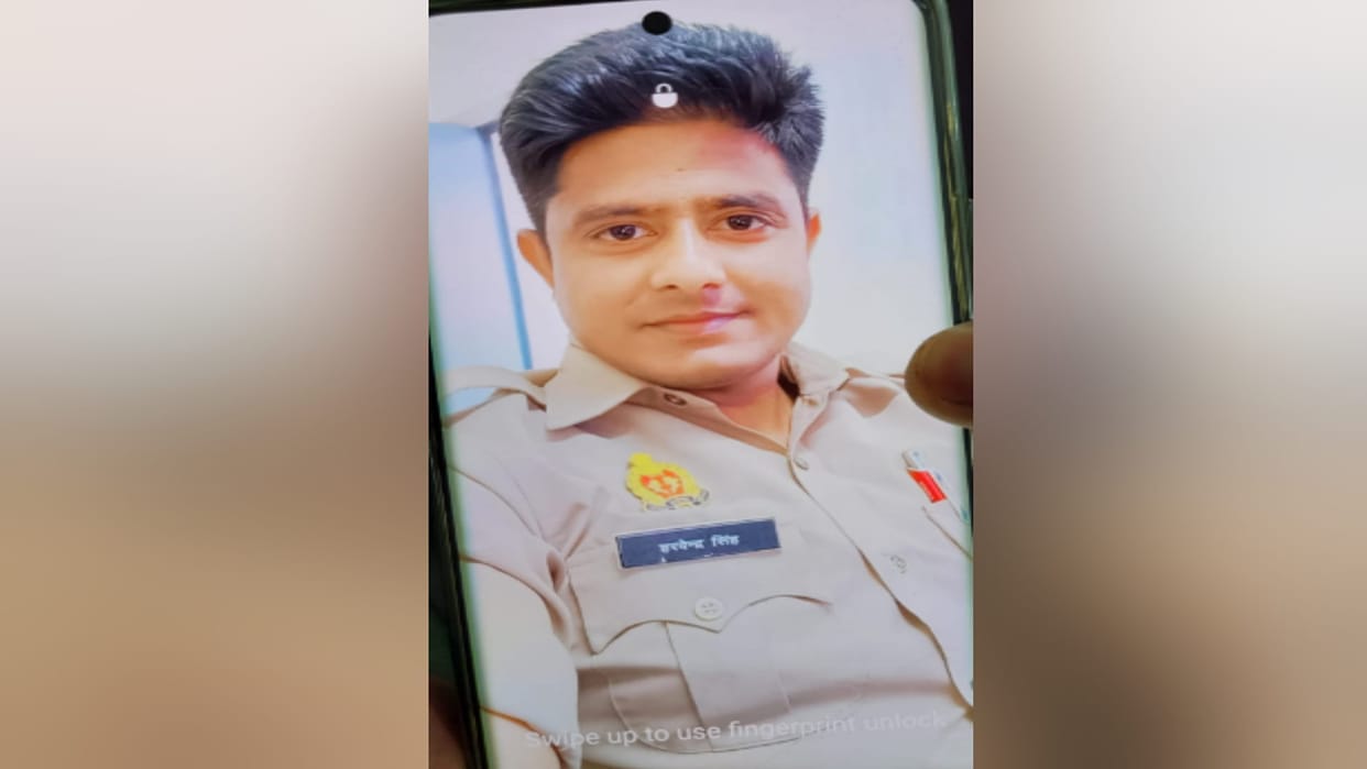 A constable died in a road accident in Kithore of Meerut city