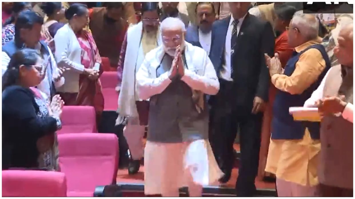 BJP Parliamentary Party Meeting PM Narendra Modi JP Nadda Amit Shah day after suspension of Lok Sabha Rajya Sa