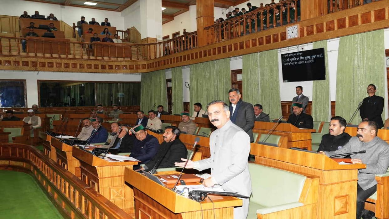 Himachal Assembly session: CM Sukhu said - power projects will be given only to those who work on the govt's t