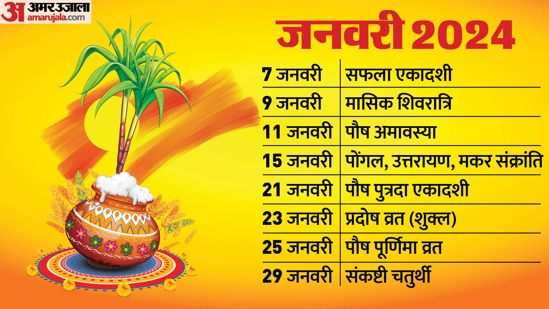 hindu calendar 2024 happy new year naya saal ka calendar vrat festivals holidays list in new year 2024