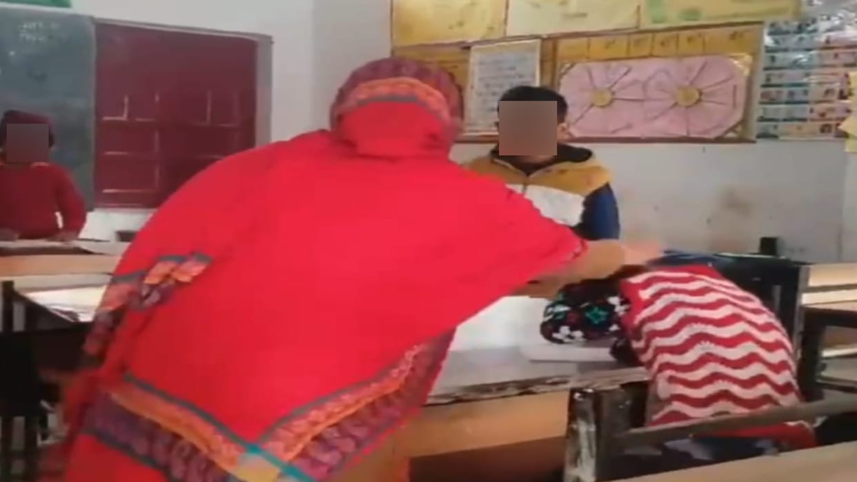 Another girl student beating video viral after Khubbapur in Muzaffarnagar, BSA seeks clarification