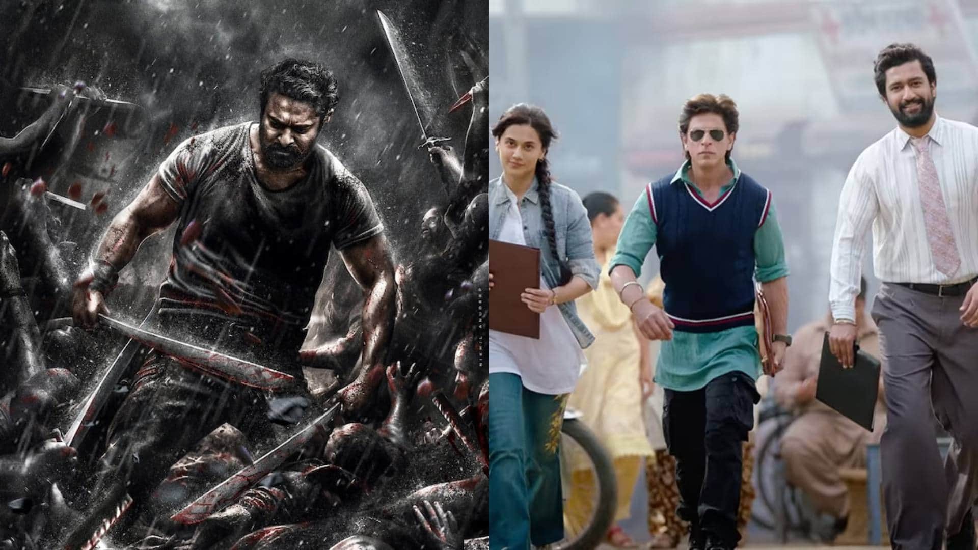 Dunki Vs Salaar Advance Booking Shahrukh Khan Vicky Kaushal Taapsee Pannu and Prabhas Film Earning