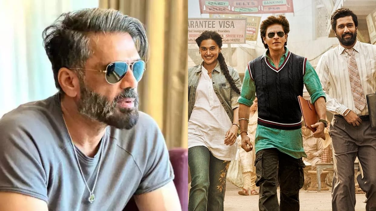 Suniel Shetty Promises to watch Rajkumar Hirani Film Dunki First Day First Show Shah Rukh Khan Replied on x