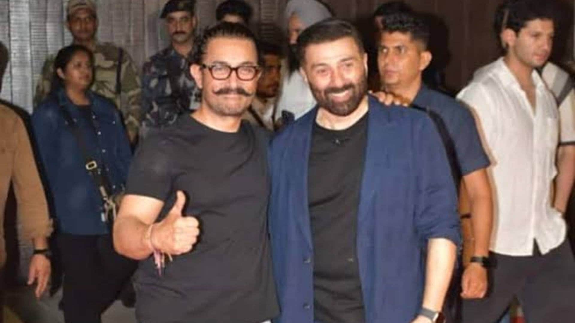 Rajkumar Santoshi Lahore 1947 shooting almost complete starring Sunny Deol Shabana Azmi Produced by aamir khan