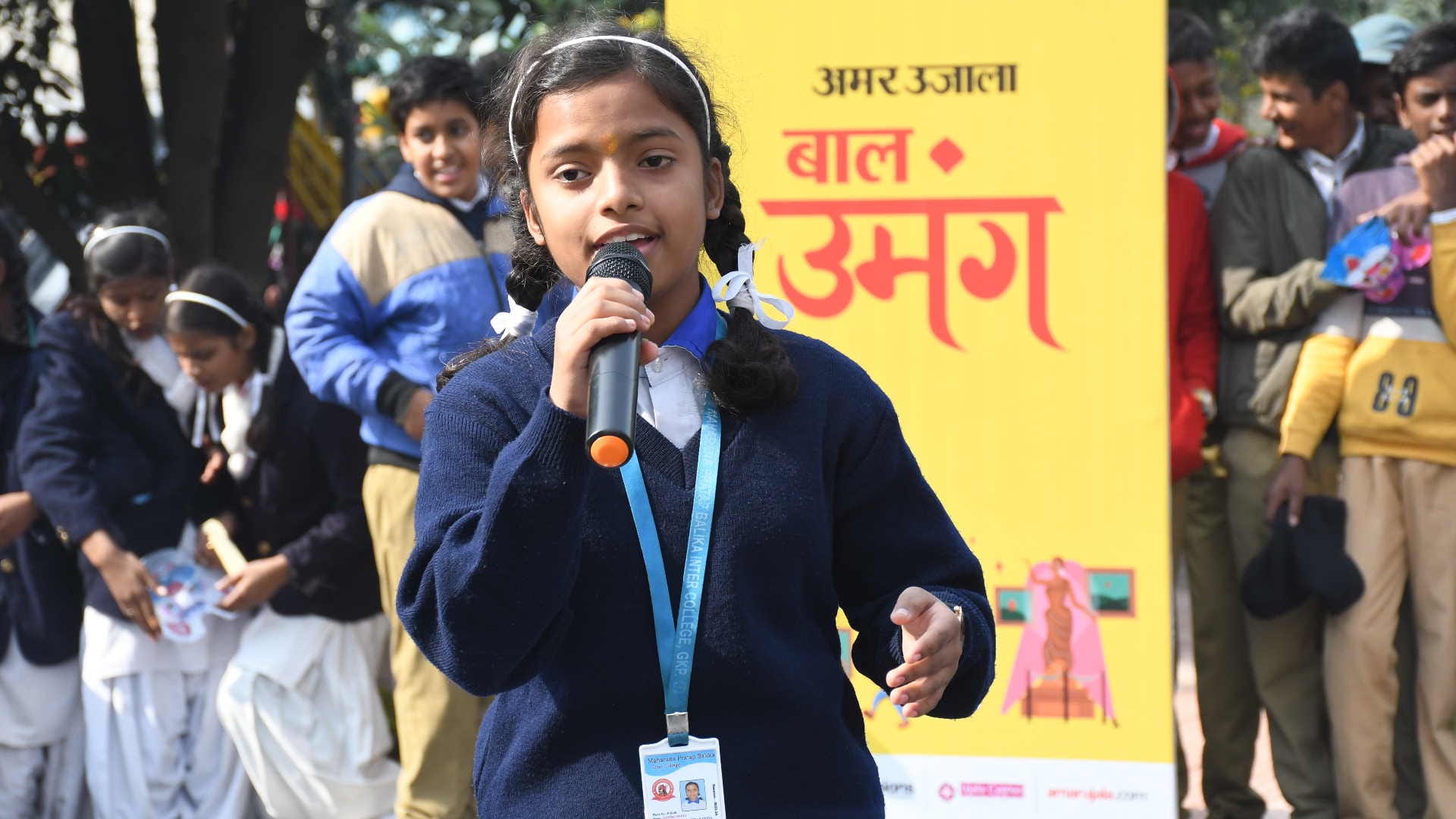 Children faces blossomed after children fair organized in the Railway Museum