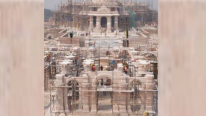 Ram temple is prepare for Pran Pratishtha, new pics issued.