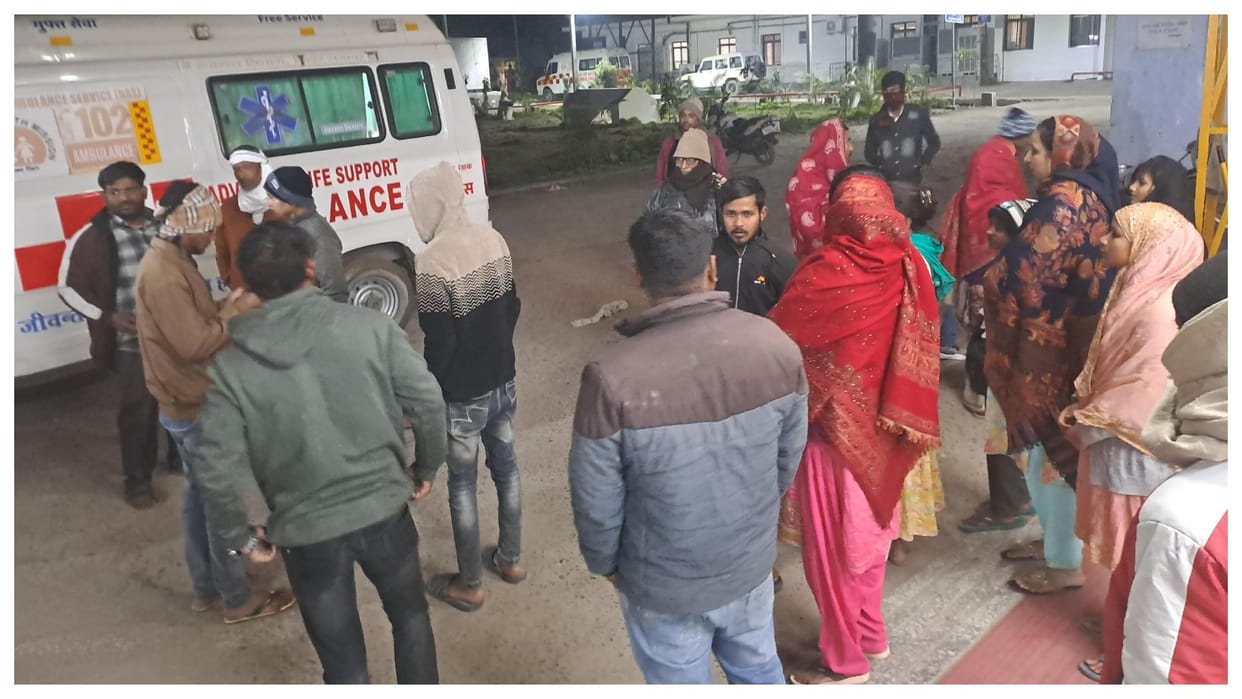 Bihar News : patient Died in Vaishali Hospital, unavailability of oxygen in ambulance in Health Department