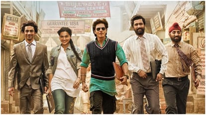 Dunki Movie Review and Rating in Hindi Shah Rukh Khan Taapsee Pannu Vicky Kaushal Raj Kumar Hirani