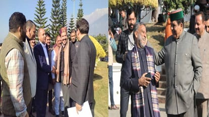 धर्मशाला: विधानसभा सदन में तीखे सवाल, बाहर मिल रहे एक-दूसरे के गले; खूब लगाए ठहाके himachal: Sharp questions in the Assembly House, hugging each other outside