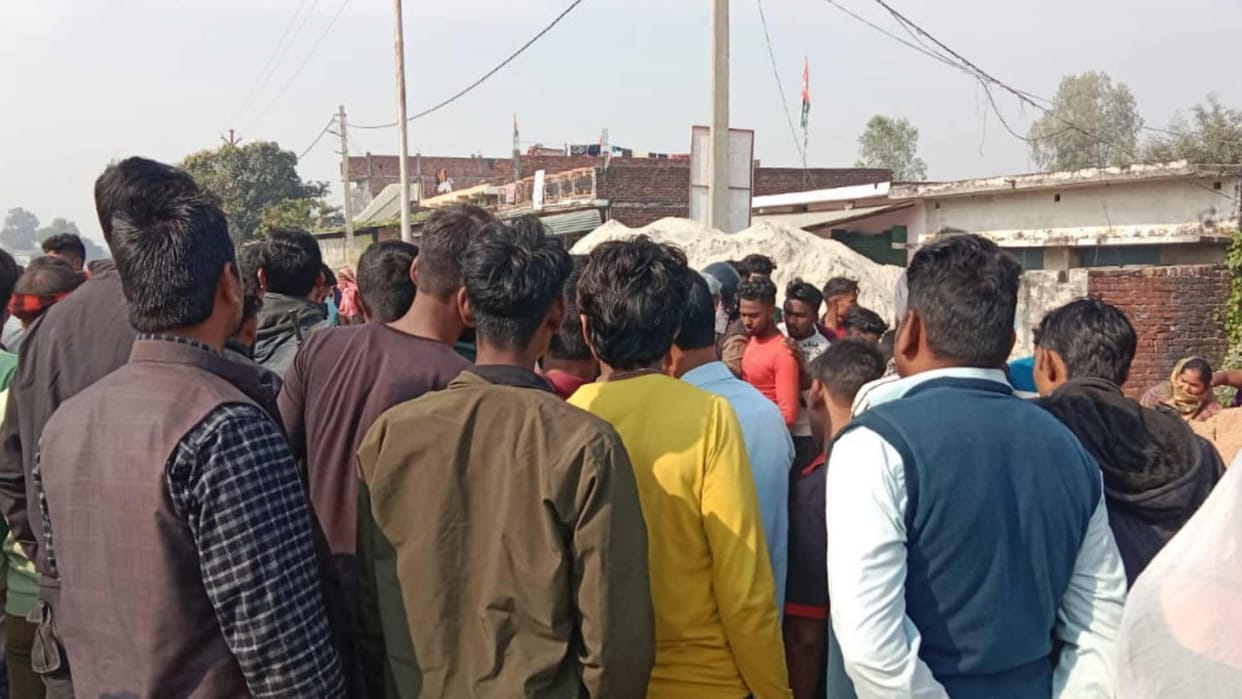 man killed in road accident at Maharajganj